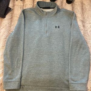 Under Armour coldgear men’s XL quarter zip sweater in good used condition